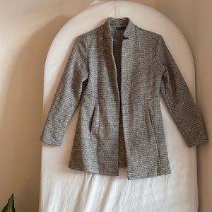 Houndstooth soft blazer cardigan